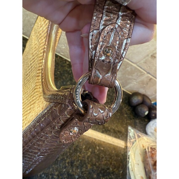 Brahmin Tabitha Honey Brown Sandalwood Medium Shoulder NEW - Picture 6 of 12